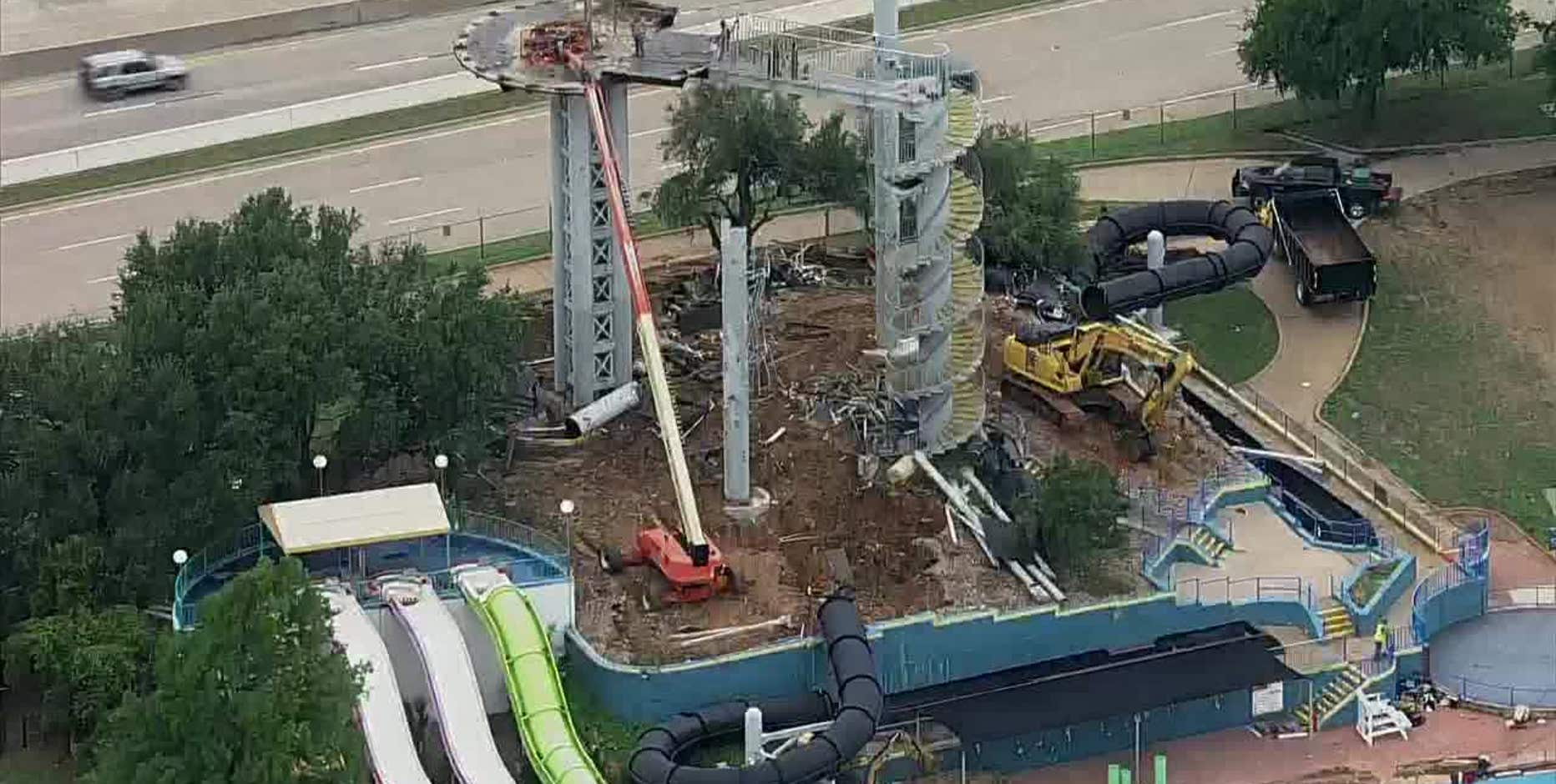 Six Flags Hurricane Harbor removes iconic slide