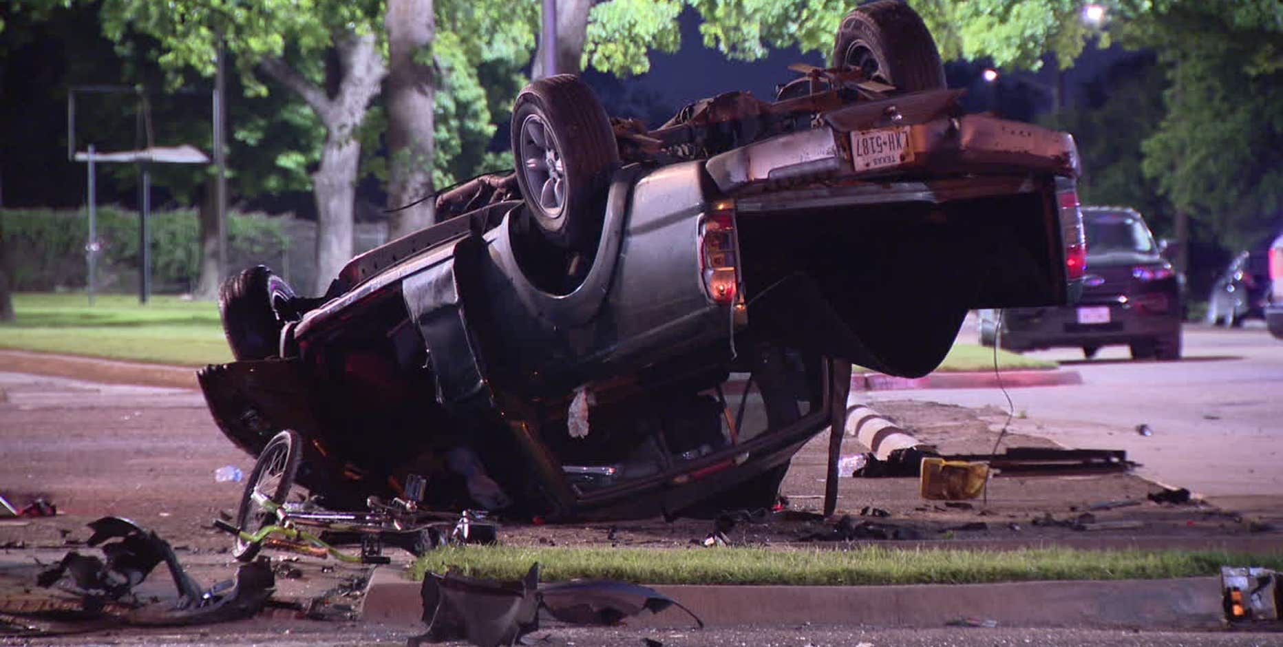 Surveillance video shows fatal street racing crash as car drives into ...