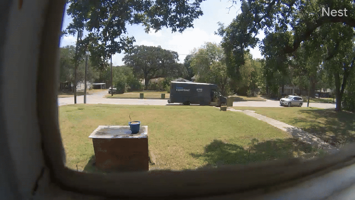 "Did you get your package?": Car crashes into Amazon delivery truck