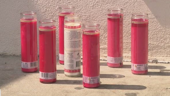 Makeshift memorial replaces bullet markers at Stonecrest gas station a day after deadly shooting