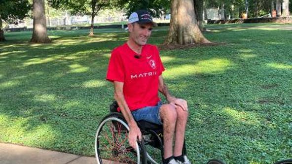 Wheelchair athlete's race chair lost traveling to Peachtree Road Race