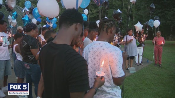 Family of Clayton County murder victim holds vigil in his honor, share message to alleged killer