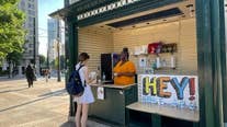 Water sales moving from intersections to a kiosk in Downtown Atlanta
