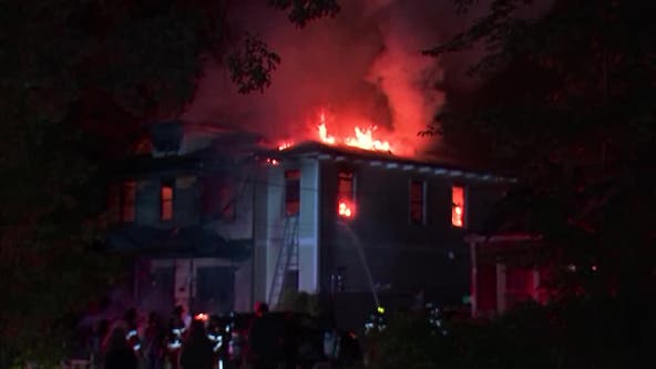 Family safe after escaping burning Decatur home