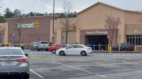 1 person shot outside automotive center at Cobb County Walmart, police say