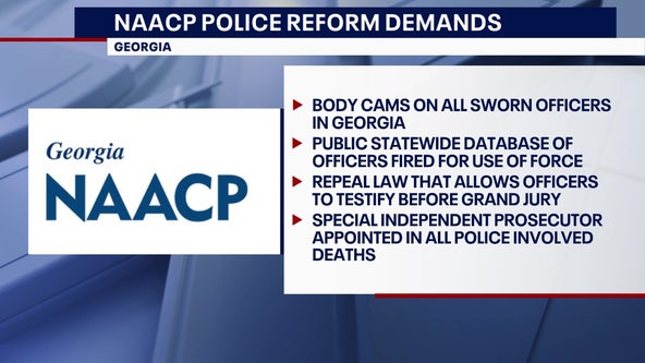 NAACP calls for Georgia police reform after Tyre Nichols body cam footage released