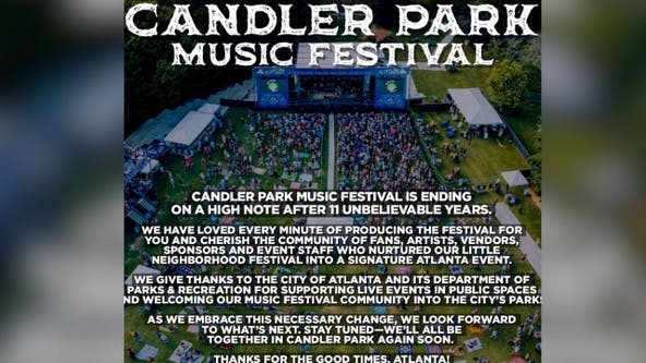 Popular Candler Park Music Festival coming to an end
