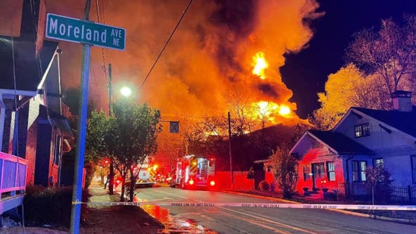 Fire destroys homes of 28 people at apartment complex in Virginia-Highland neighborhood