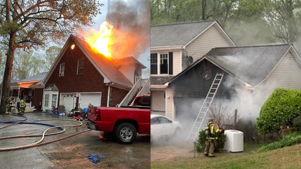2 Gwinnett County families survive house fires within same hour