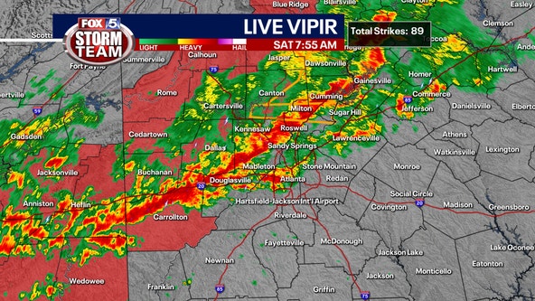 WEATHER LIVE BLOG: Tornado danger passes, report of downed trees in North Georgia