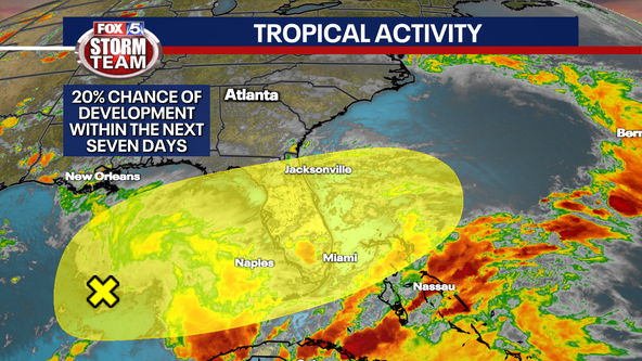 Tropical weather: Area of low pressure forms in Gulf of Mexico