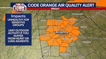 Code Orange Alert issued for metro Atlanta area for Friday