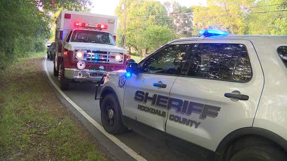 Rockdale County deputies investigate human remains found in pond