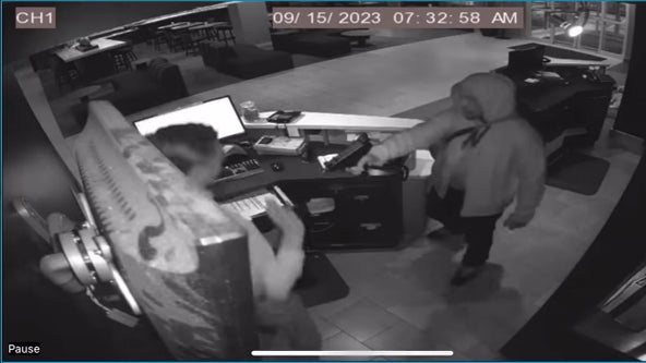 Video: Man with Uzi robs hotel near Georgia Tech