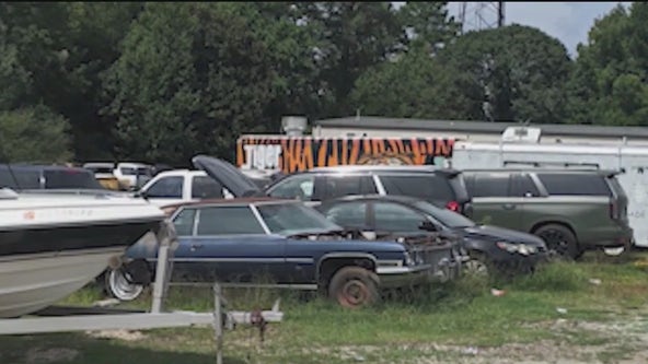 Suspected chop shop busted near Lithonia