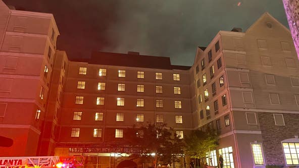 Buckhead hotel evacuated after fire in parking deck