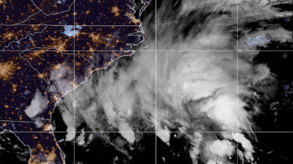 Tropical storm warning issued for Carolinas, East Coast