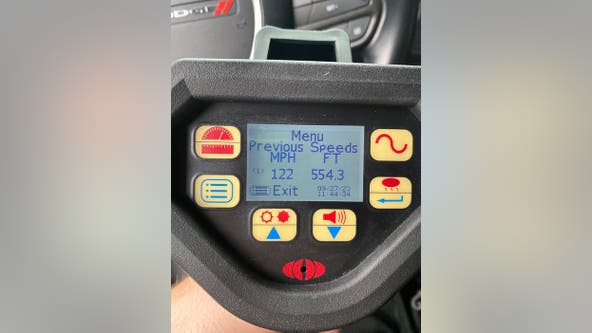 Sandy Springs PD stop driver going 122mph on GA 400