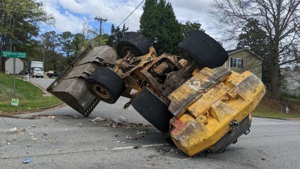 Man who hijacked frontloader for 5-mile joyride gets flipped by another frontloader
