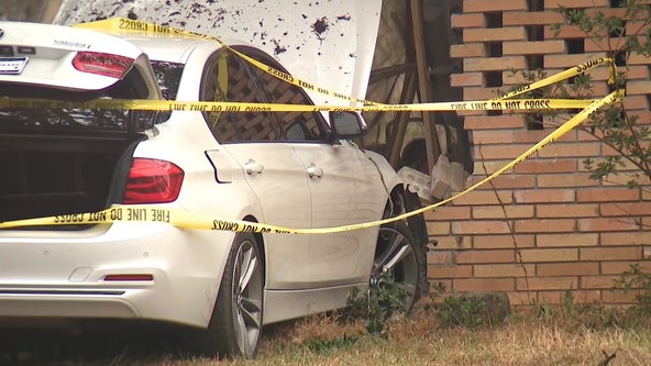 Driver crashes 'brand new BMW' into South Fulton home