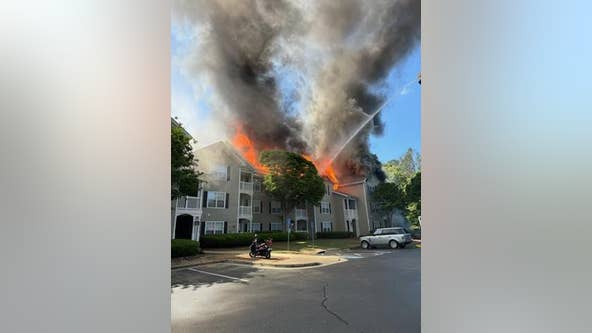 Dozens impacted by 3-alarm Woodstock apartment fire