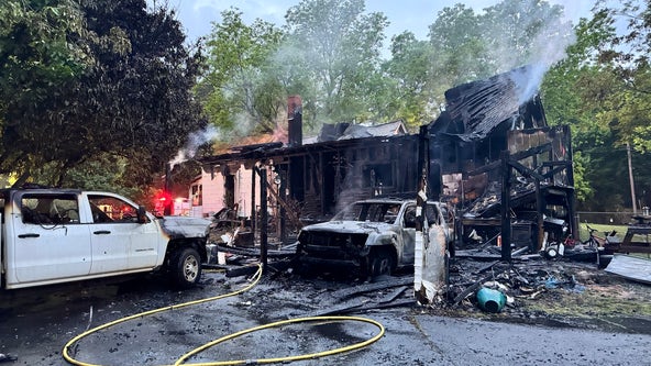Family, pets homeless after fire destroys Lawrenceville house