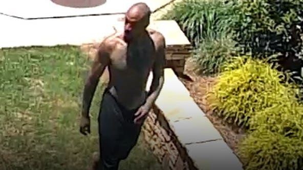 Police release photos of shirtless Milton home invasion suspect as search continues