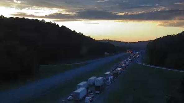 Wreck on I-75 shuts down all southbound lanes in Bartow County