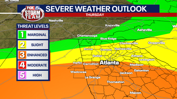 LIVE WEATHER BLOG: Severe storm threat continues to push into Georgia