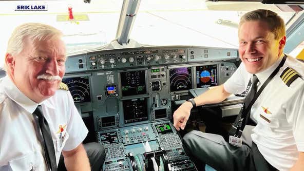 Delta pilot making last flight to Atlanta with son as co-pilot
