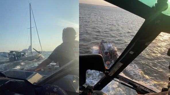 Coast Guard crew rescues man trapped on sinking boat off Georgia coast