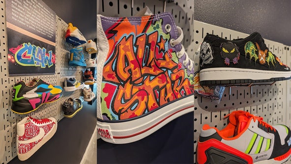 Graffiti-sneaker ties explored in weekend pop-up exhibit