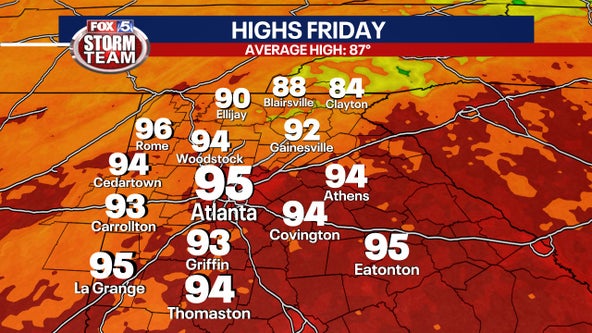 Atlanta weather: Father's Day weekend to be hotter than normal, air quality alert
