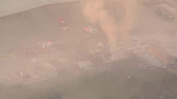 Fire breaks out at Cobb County Waste Management Center