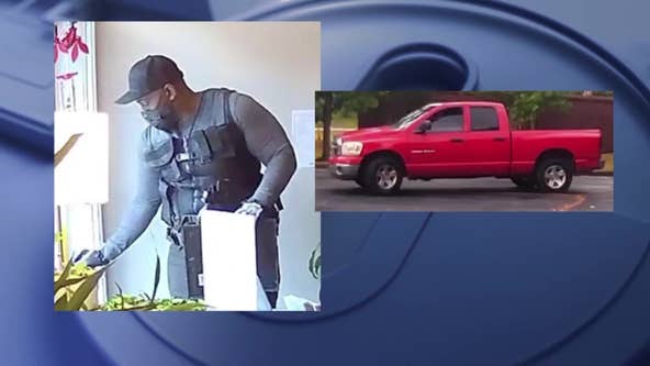 Fake cop who robbed Georgia massage parlor during phony inspection caught on video