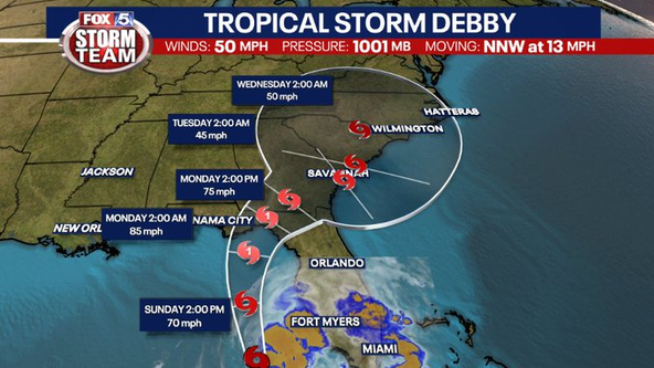 State of Emergency: Georgia prepares for Tropical Storm Debby