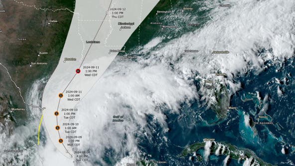 Tropical system expected to strengthen near Mexico and Texas and bring heavy rains, forecasters say