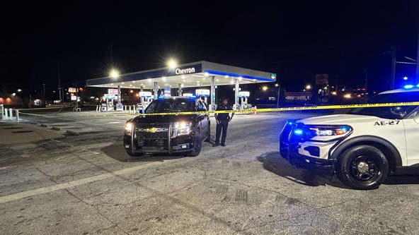 Injured man collapses after shooting at DeKalb County gas station, police say