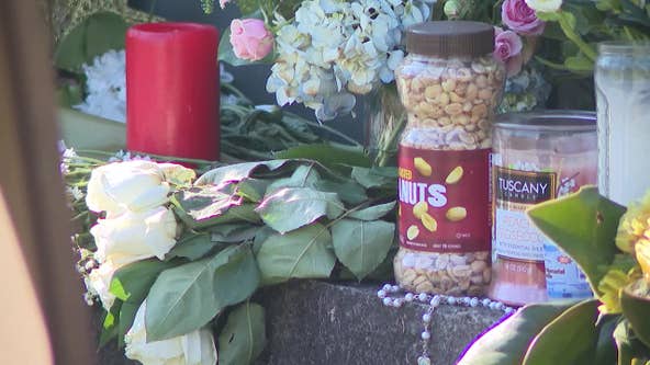 Tributes for President Carter: Flowers, letters, and peanuts left at Carter Center