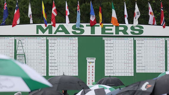 The Masters: Augusta National suspends practice, grounds evacuated