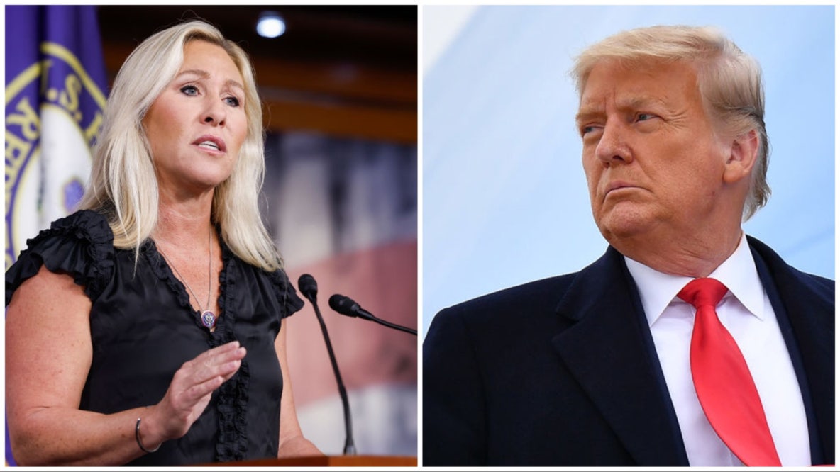Trump calls Marjorie Taylor Greene's resignation 'great news'
