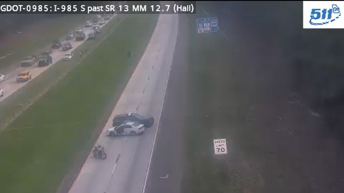 All lanes of I-985 SB closed in Flowery Branch | The latest