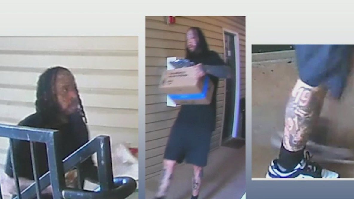 Tattooed delivery driver wanted for package theft in Douglasville