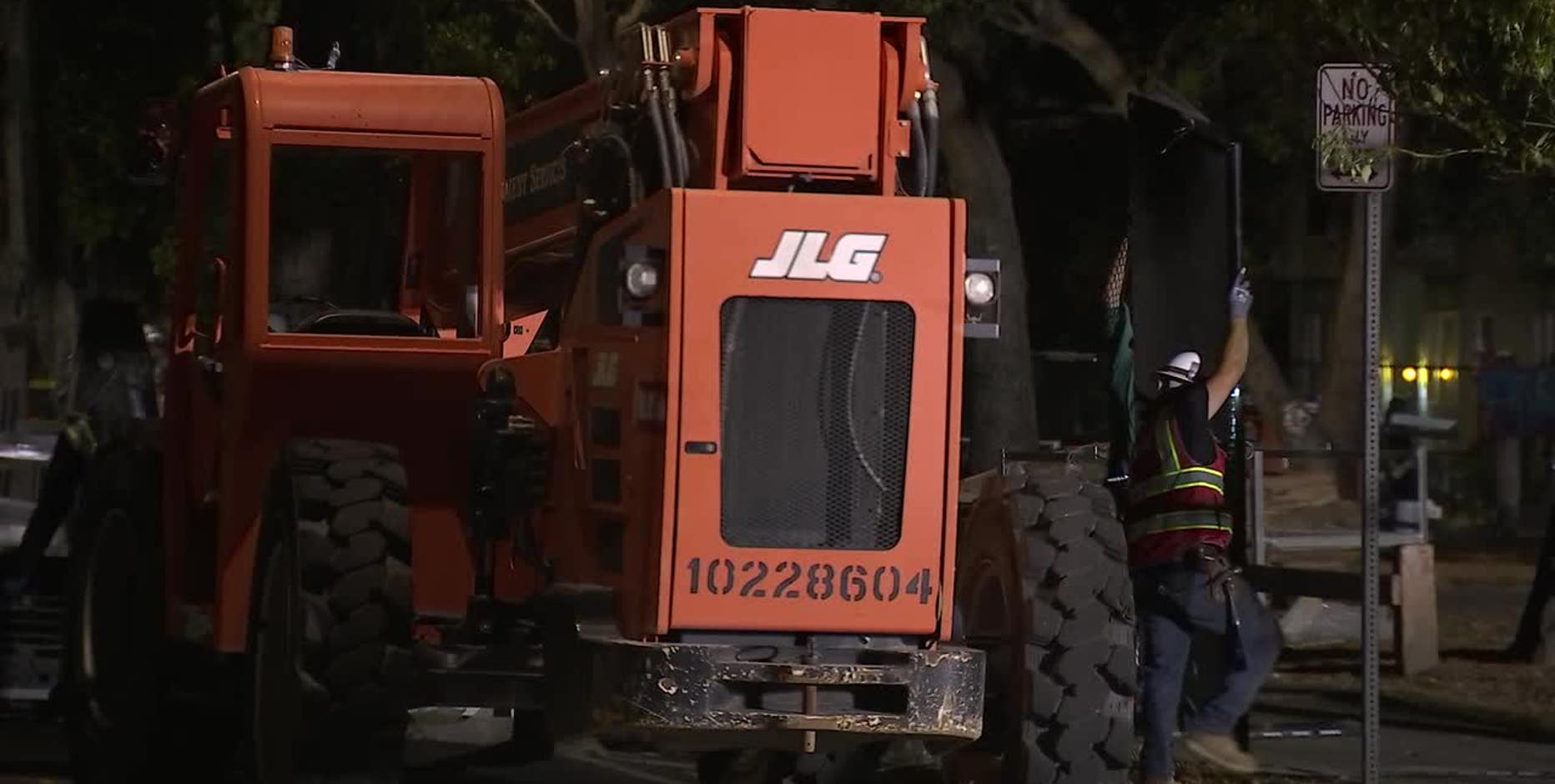 Electric construction board in Montgomery County hacked to display racist message