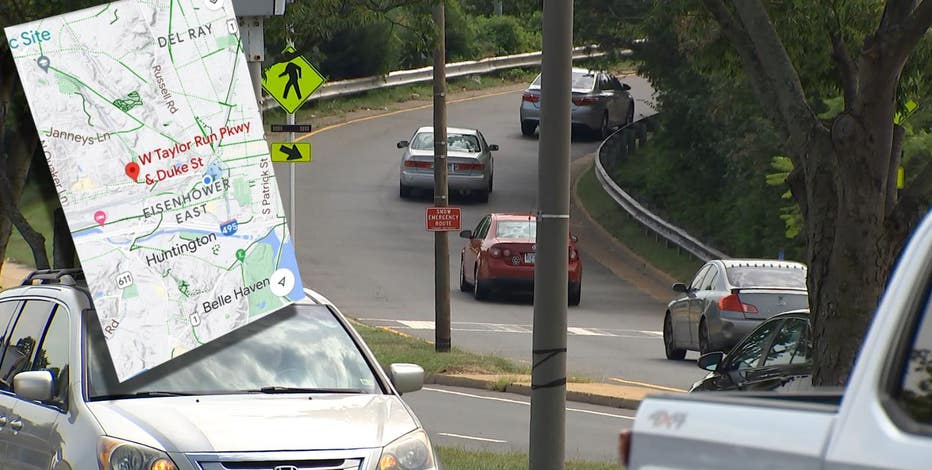 Alexandria officials test program to limit cut-through traffic between I-395 and I-495