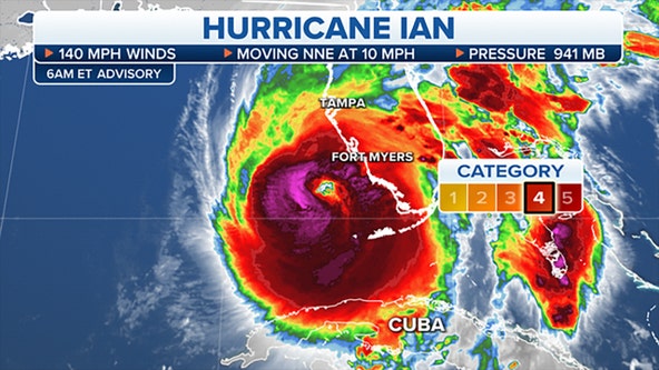 Hurricane Ian almost a Category 5 storm packing 155-mph winds as it nears Florida