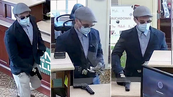 'Dapper Dan Bandit' wanted for armed Virginia bank robbery