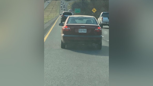 Search underway for suspect who pointed gun at drivers along Frederick highway