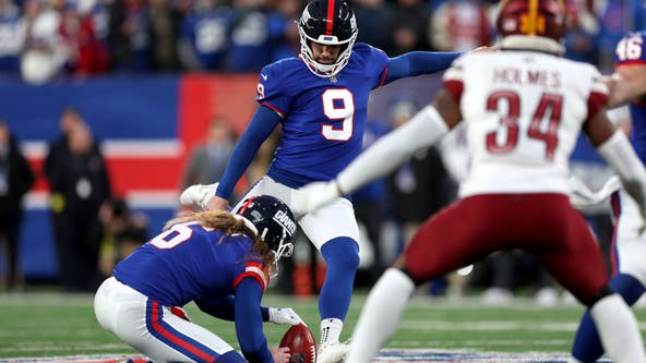Commanders tie Giants at 20 after New York's game winning kick falls short