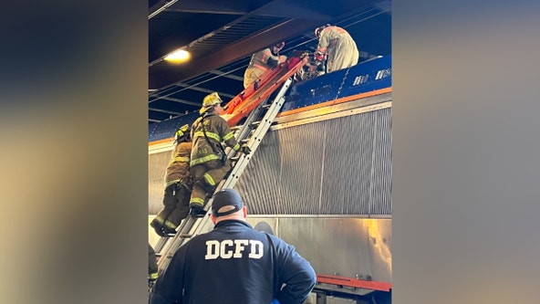 Trespasser rescued from roof of train car at DC’s Union Station after suffering electrical injury